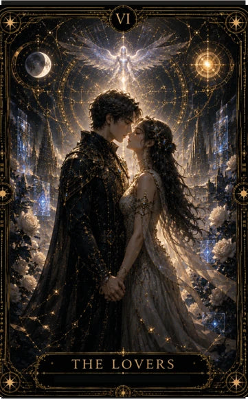 The Lovers tarot card
